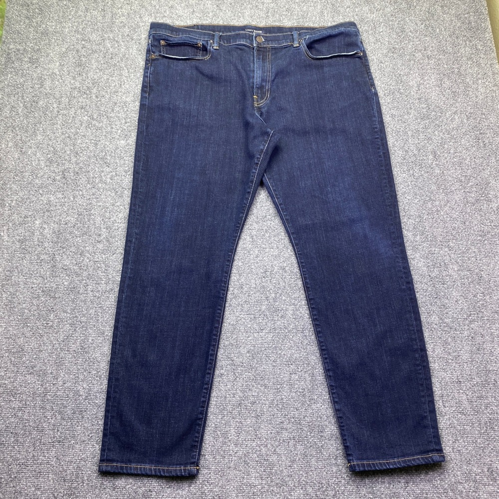 Lucky Brand 121 Slim Straight Jeans Mens Sz 40 Dark‎ Wash Blue Denim 7M12940